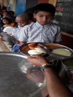 New year celebration with school childrens, Neral